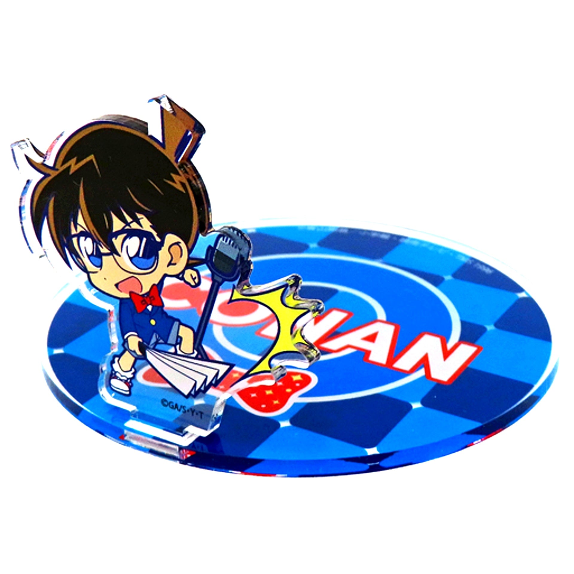 Conan Edogawa Detective Conan Osaka Castle Honjin SPECIAL SHOP Acrylic Stand Coaster [USED]