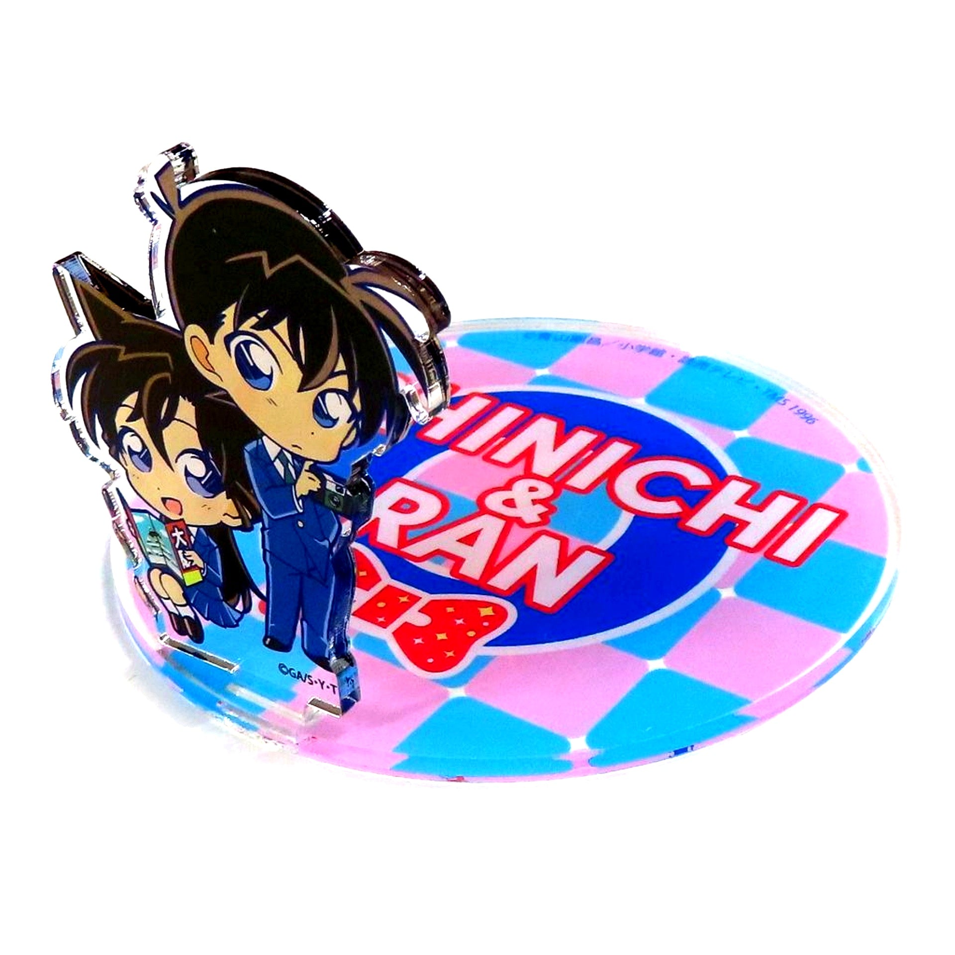 Shinichi Kudo Ran Mouri Detective Conan Osaka Castle Honjin SPECIAL SHOP Acrylic Stand Coaster [USED]