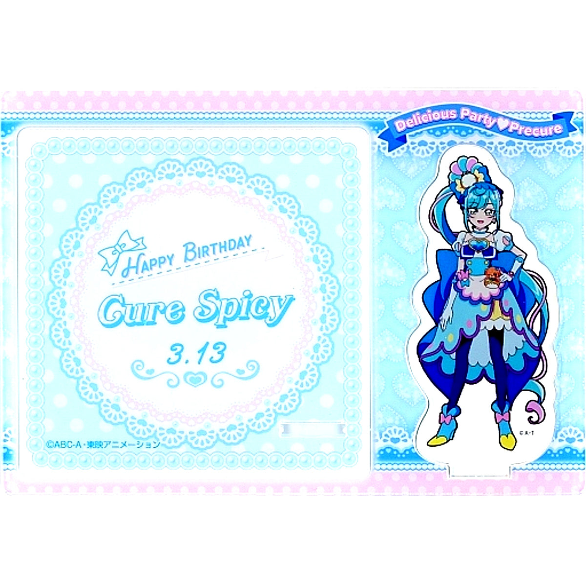 Cure Spicy Birthday Sweets Collection Acrylic Stand Coaster Delicious Party PreCure Birthday Fair [USED]