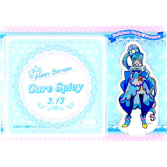 Cure Spicy Birthday Sweets Collection Acrylic Stand Coaster Delicious Party PreCure Birthday Fair [USED]