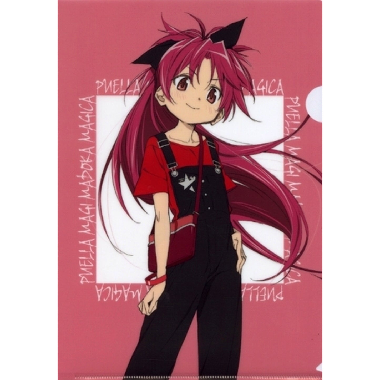 Kyoko Sakura Illustration A4 Clear File rockin'star x Puella Magi Madoka Magica Vol. 1 [USED]