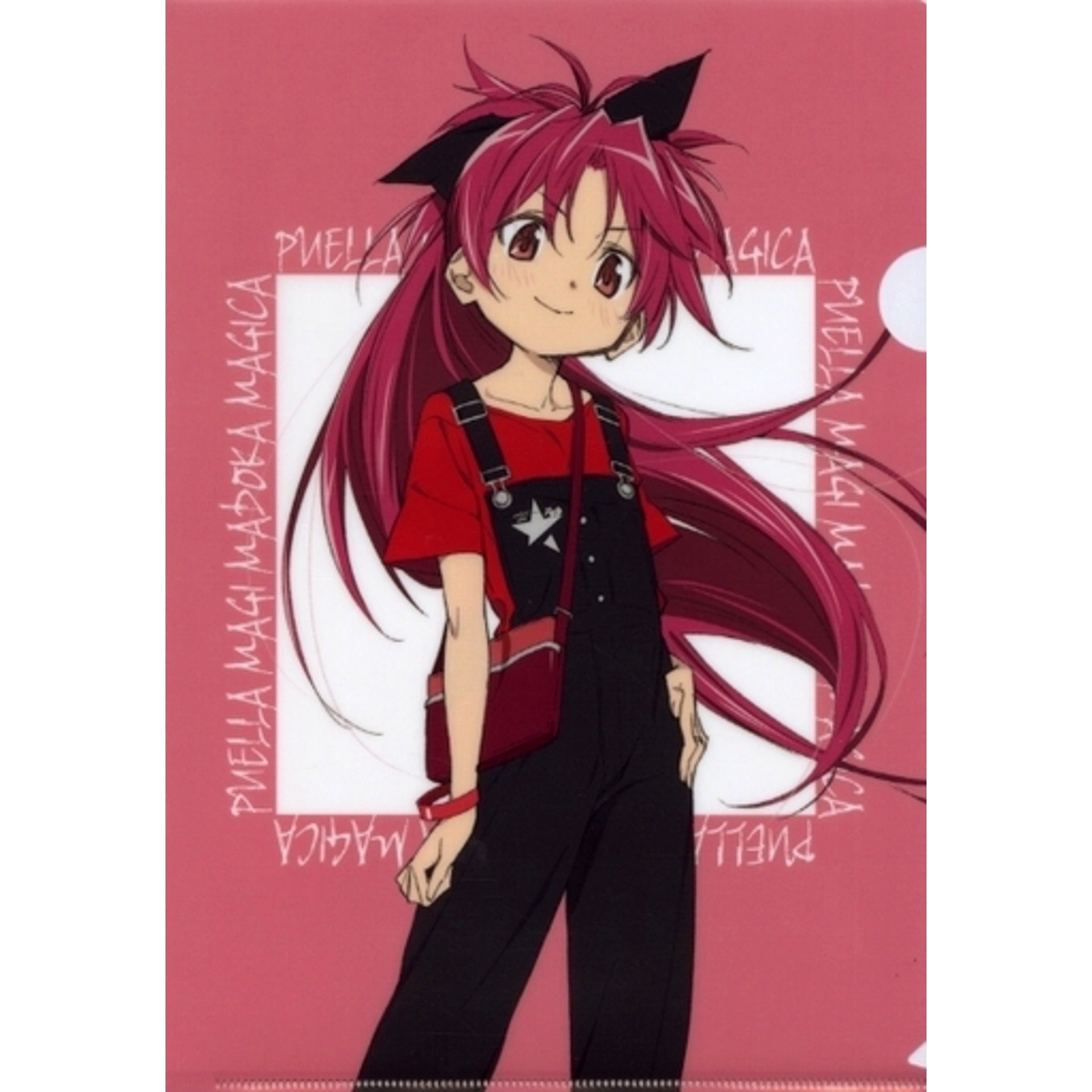 Kyoko Sakura Illustration A4 Clear File rockin'star x Puella Magi Madoka Magica Vol. 1 [USED]