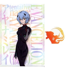 Evangelion Rei Ayanami Tentative Name Ichiban Kuji Unit-01 Bousoul! A4 Clear File & Sticker Set Prize G [USED]