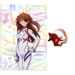 Evangelion Asuka Shikinami Langley Ichiban Kuji Unit-01 Bousoul! A4 Clear File & Sticker Set Prize G [USED]
