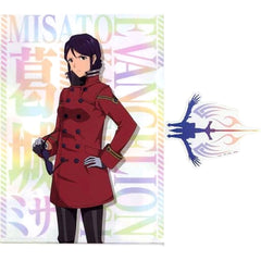Evangelion Katsuragi Misato Ichiban Kuji Unit-01 Bousoul! A4 Clear File & Sticker Set Prize G [USED]
