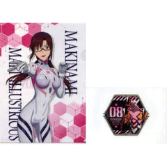 Evangelion Makinami Mari Illustrious White Plug Suit Ichiban Kuji Eva Pilots Gather! A4 Clear File & Sticker Set Prize H [USED]