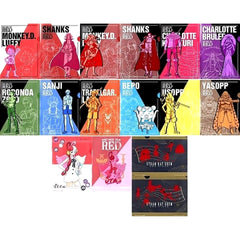 One Piece Film Red Monkey D. Luffy & Others All 8 Types Set Ichiban Kuji A4 File Folder Set Prize I [USED]