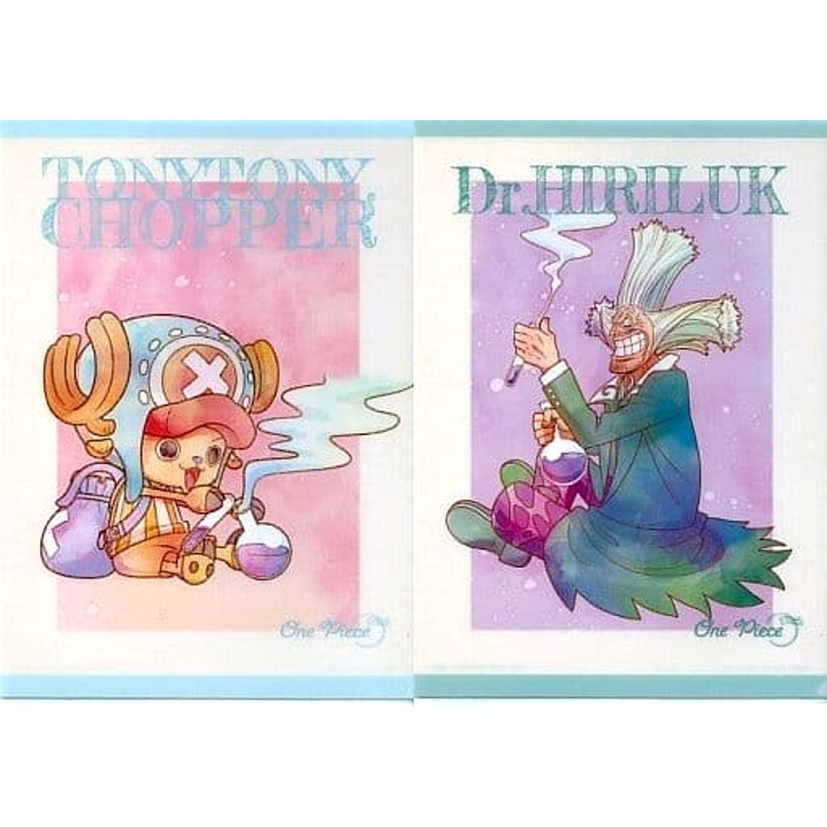 One Piece Tony Tony Chopper Dr. Hiluluk Ichiban Kuji Emotional Stories A4 File Folder Set Prize H [USED]