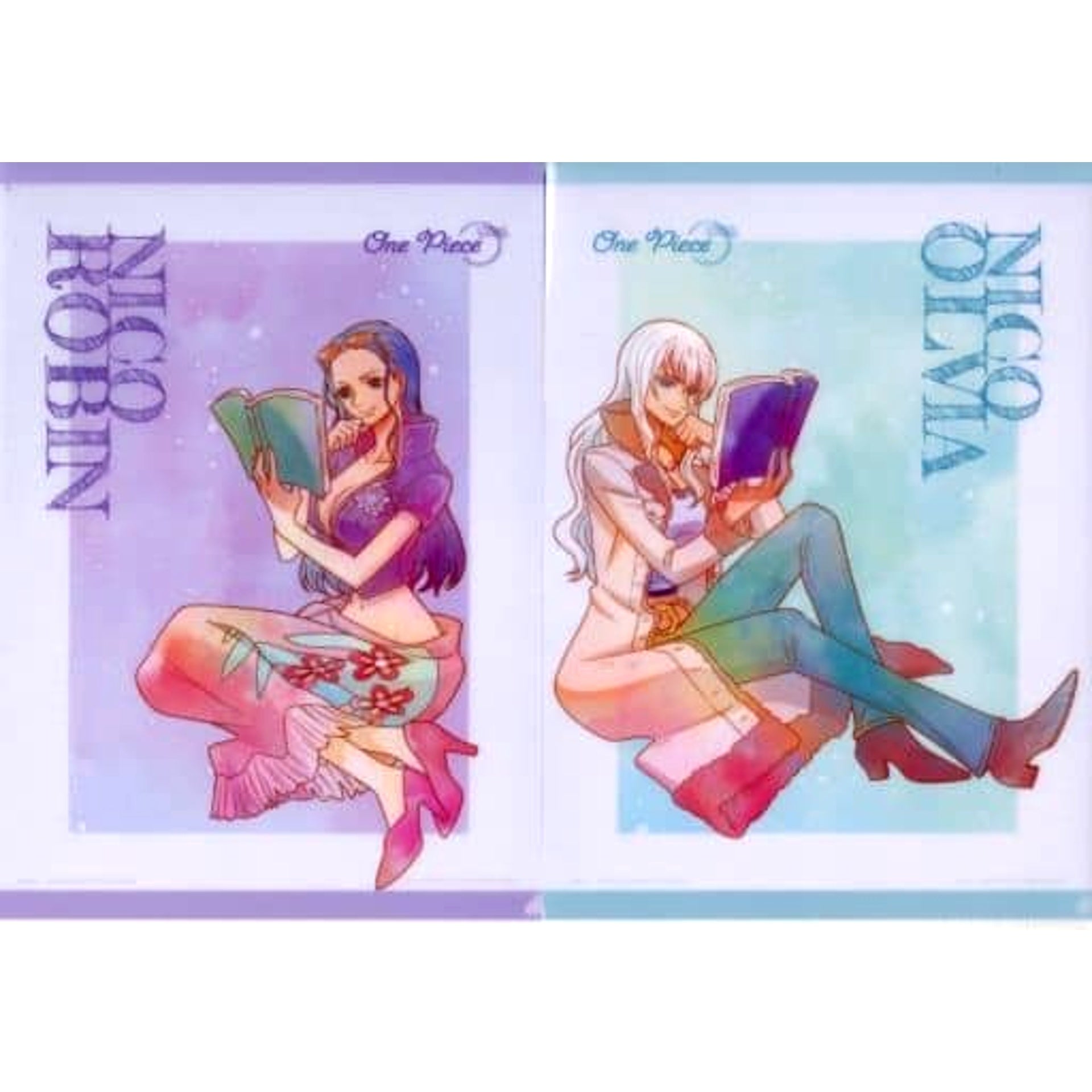 One Piece Nico Robin Nico Olvia Ichiban Kuji Emotional Stories A4 File Folder Set Prize H [USED]