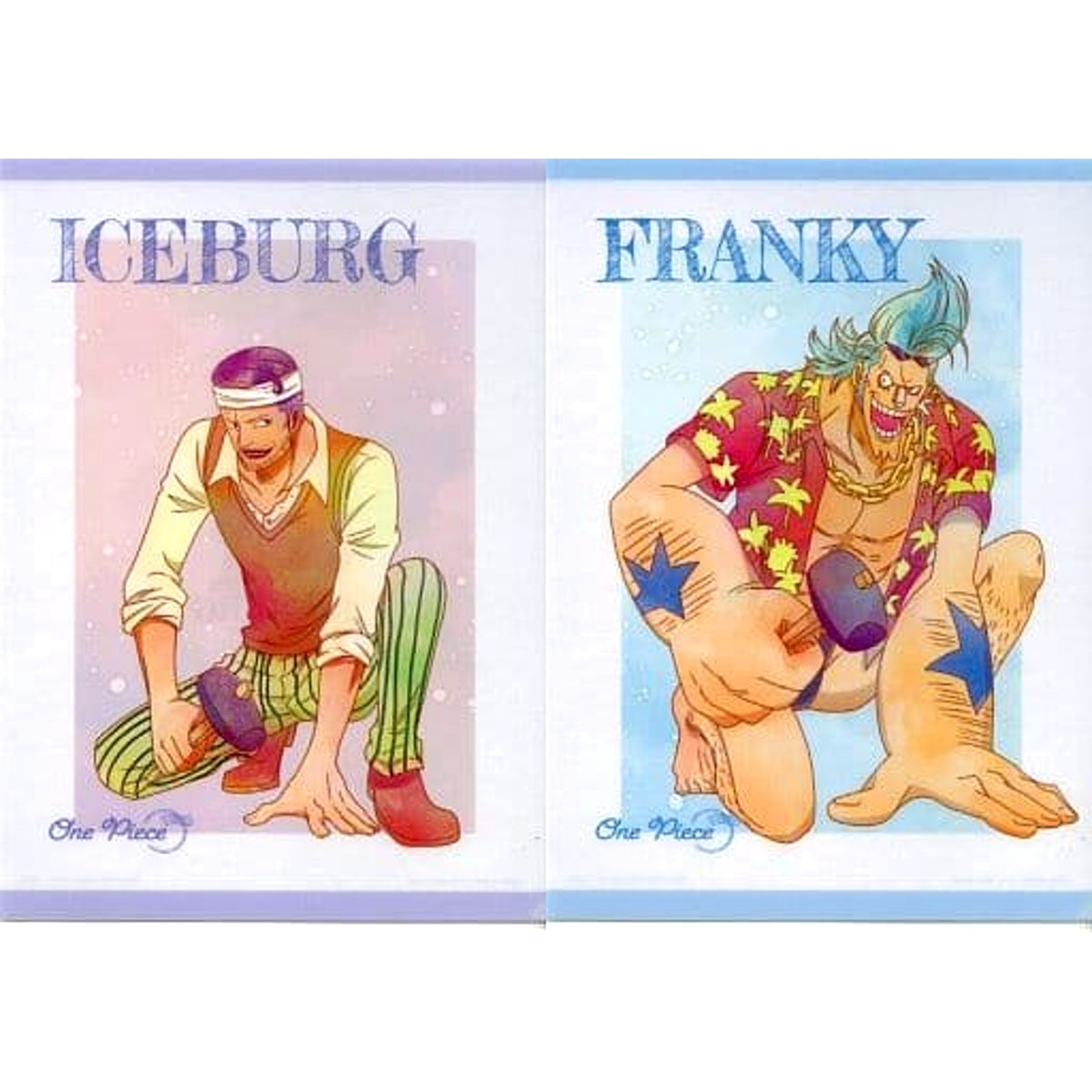 One Piece Franky Iceburg Ichiban Kuji Emotional Stories A4 File Folder Set Prize H [USED]