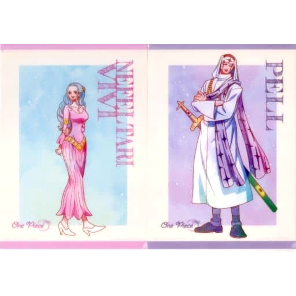 One Piece Nefertari Vivi Pel Ichiban Kuji Emotional Stories A4 File Folder Set Prize H [USED]