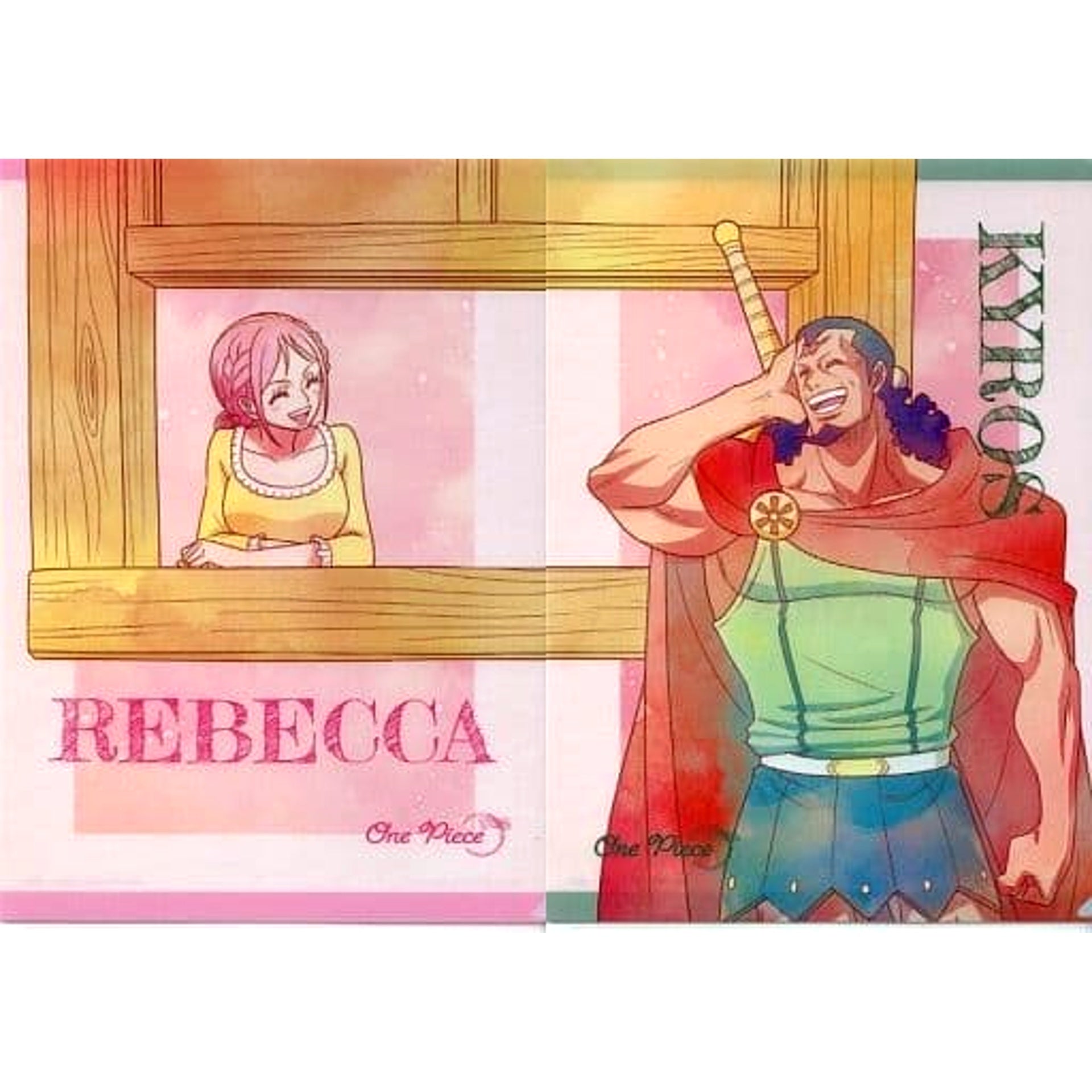 One Piece Rebecca Kyros Ichiban Kuji Emotional Stories A4 File Folder Set Prize H [USED]