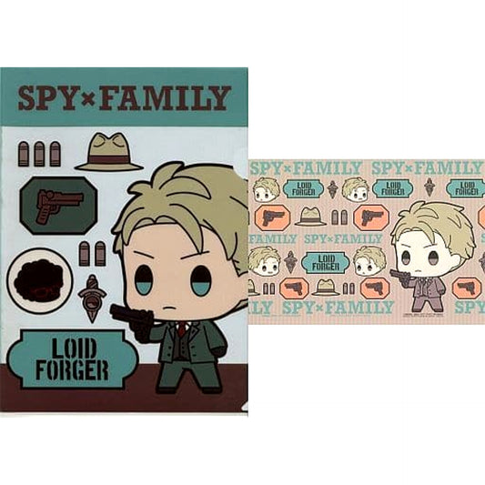 SPY x FAMILY Loid Forger Ichiban Kuji Lovely Ordinary Days A4 Clear File & Sticker Prize F-1 [USED]