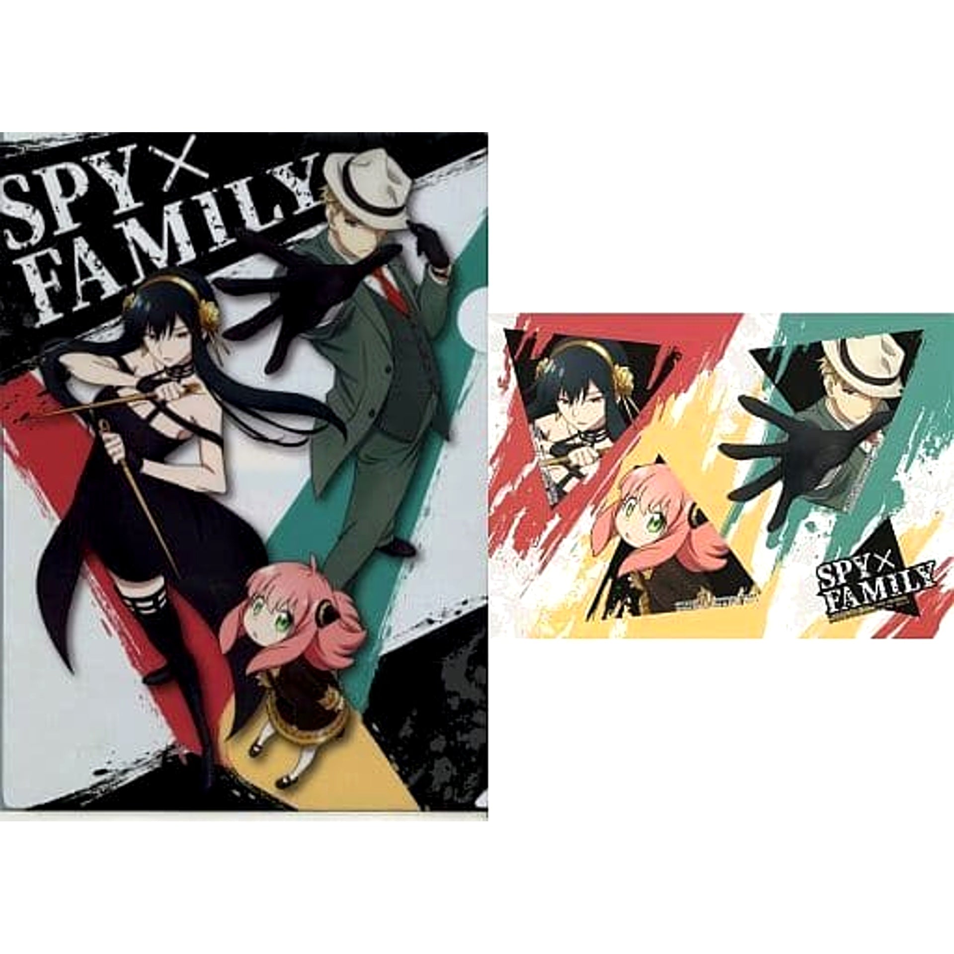 SPY x FAMILY Forger Family Cool Family Ichiban Kuji Lovely Ordinary Days A4 Clear File & Sticker Prize F-10 [USED]