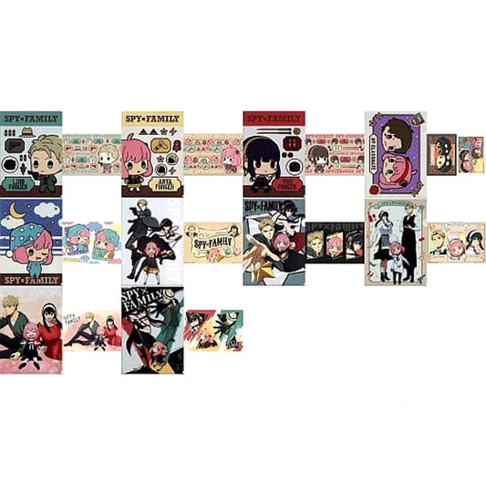 SPY x FAMILY Loid Forger & Others All 10 Types Set Ichiban Kuji Lovely Ordinary Days A4 Clear File & Sticker Prize F [USED]