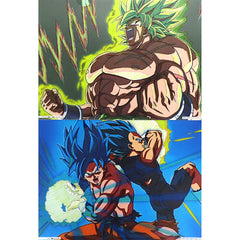 Dragon Ball Broly Son Goku Vegeta Ichiban Kuji VS Omnibus Ultra A4 File Folder Prize J [USED]