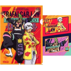 One Piece Film Red Law Bartolomero Ichiban Kuji More Beat A4 Clear File & Sticker Set Prize H [USED]