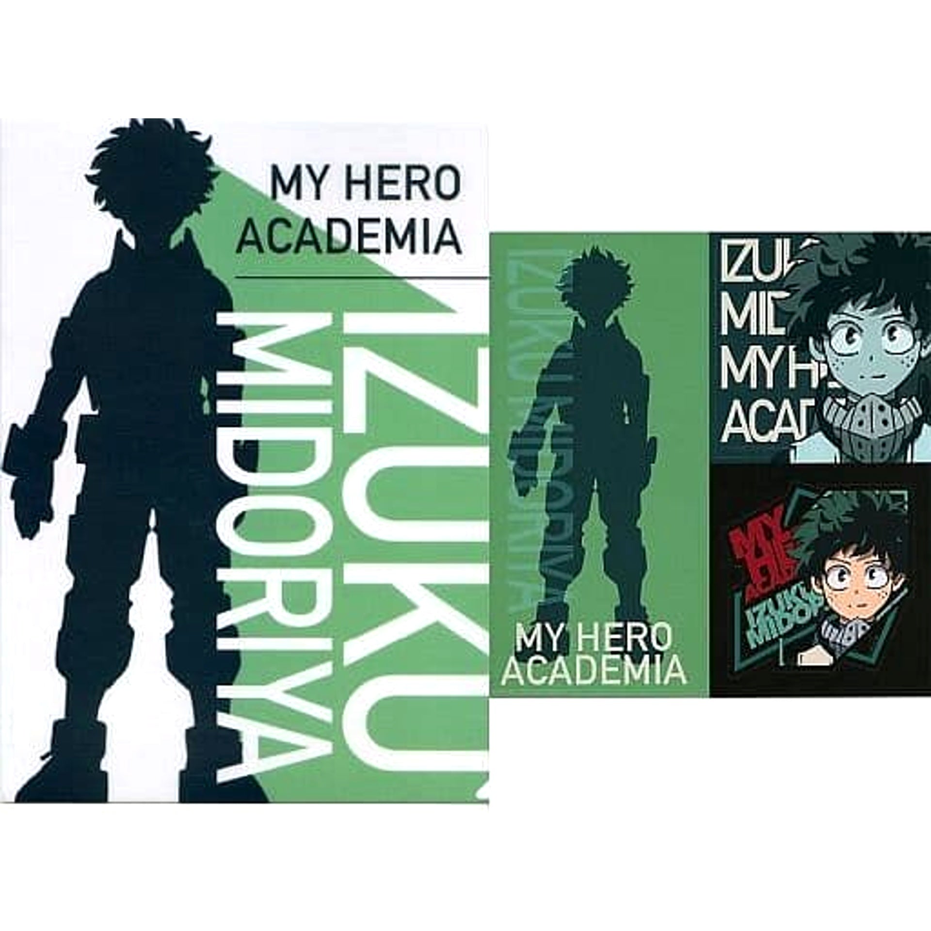 My Hero Academia Izuku Midoriya Ichiban Kuji Rush A4 Clear File & Sticker Set Prize J [USED]