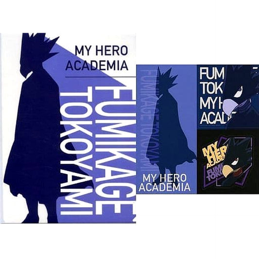 My Hero Academia Fumikage Tokoyami Ichiban Kuji Rush A4 Clear File & Sticker Set Prize J [USED]