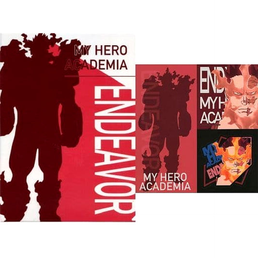 My Hero Academia Endevor Ichiban Kuji Rush A4 Clear File & Sticker Set Prize J [USED]