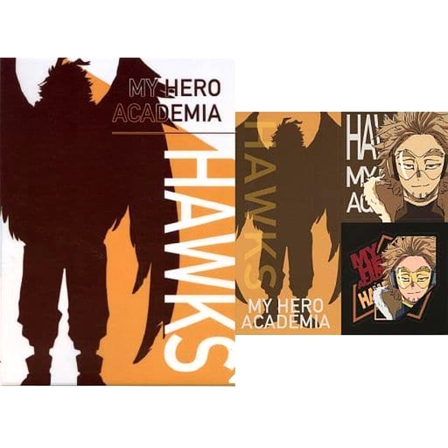My Hero Academia Hawks Ichiban Kuji Rush A4 Clear File & Sticker Set Prize J [USED]
