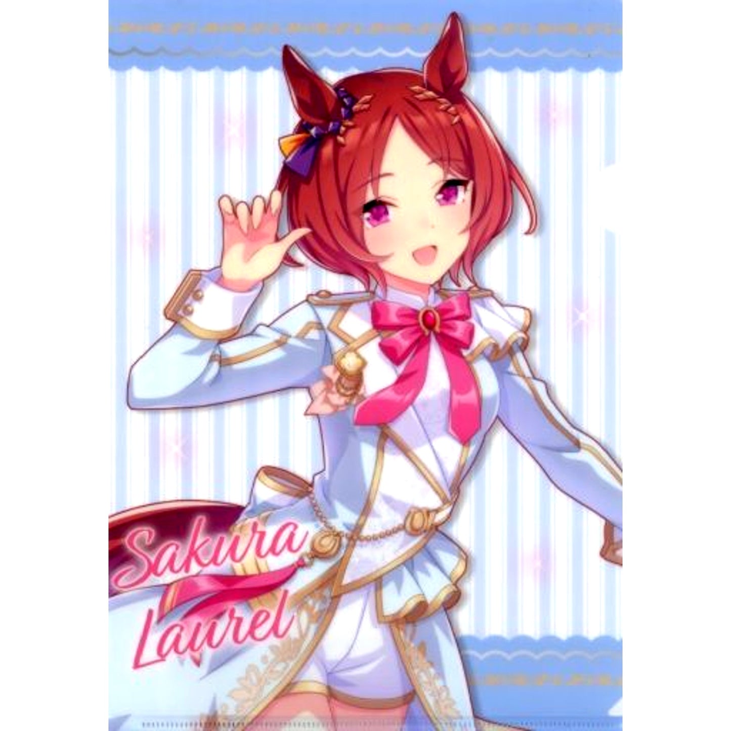 Sakura Laurel Snowy Integrity Ver. Uma Musume Pretty Derby 4th EVENT SPECIAL DREAMERS!! EXTRA STAGE A4 Official Clear File [USED]