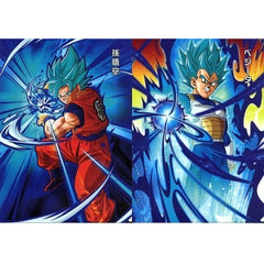 Dragon Ball Son Goku Vegeta Super Saiyan God Super Saiyan Ichiban Kuji Super Dragon Ball Heroes 4Th Mission A4 File Folder Prize G [USED]