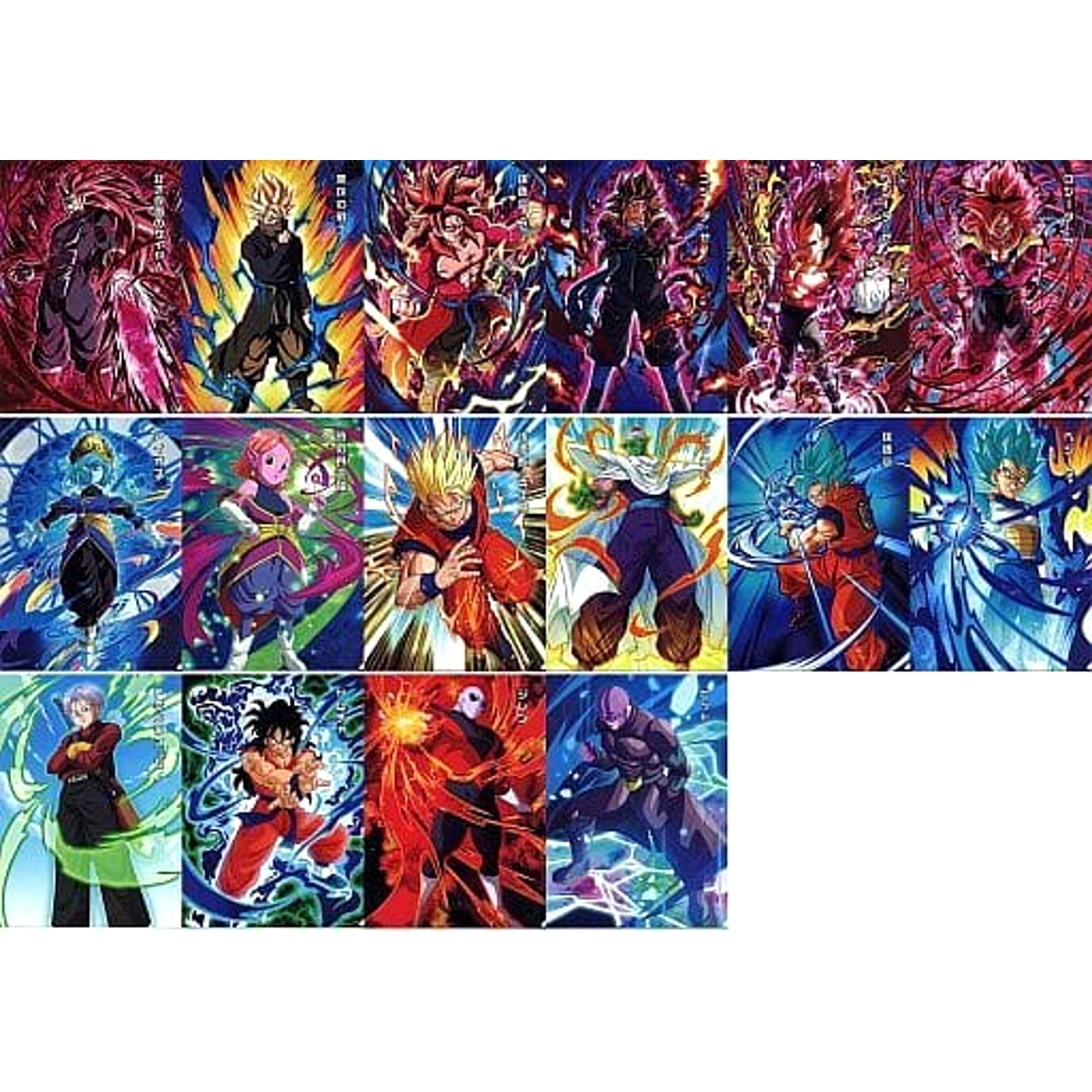 Dragon Ball Crimson Mask Saiyan: Super Saiyan Rose 3 & Others All 8 Types Set Ichiban Kuji Super Dragon Ball Heroes 4Th Mission A4 File Folder Prize G [USED]
