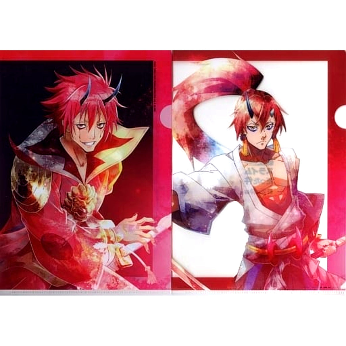 That Time I Got Reincarnated as a Slime: The Movie Scarlet Bond Benimaru Ichiban Kuji A4 File Folder Set Prize F [USED]