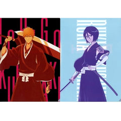 Bleach: Thousand Year Blood War Ichigo Kurosaki Rukia Kuchiki Ichiban Kuji Op.1 A4 File Folder Prize E [USED]