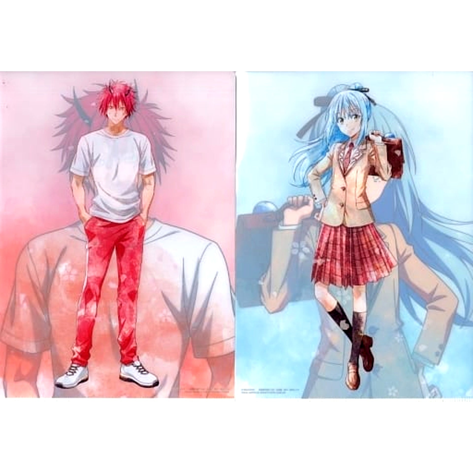 That Time I Got Reincarnated as a Slime Benimaru Rimuru Skirt Ichiban Kuji Shiritsu Tempest Gakuen II A4 File Folder Set Prize F [USED]