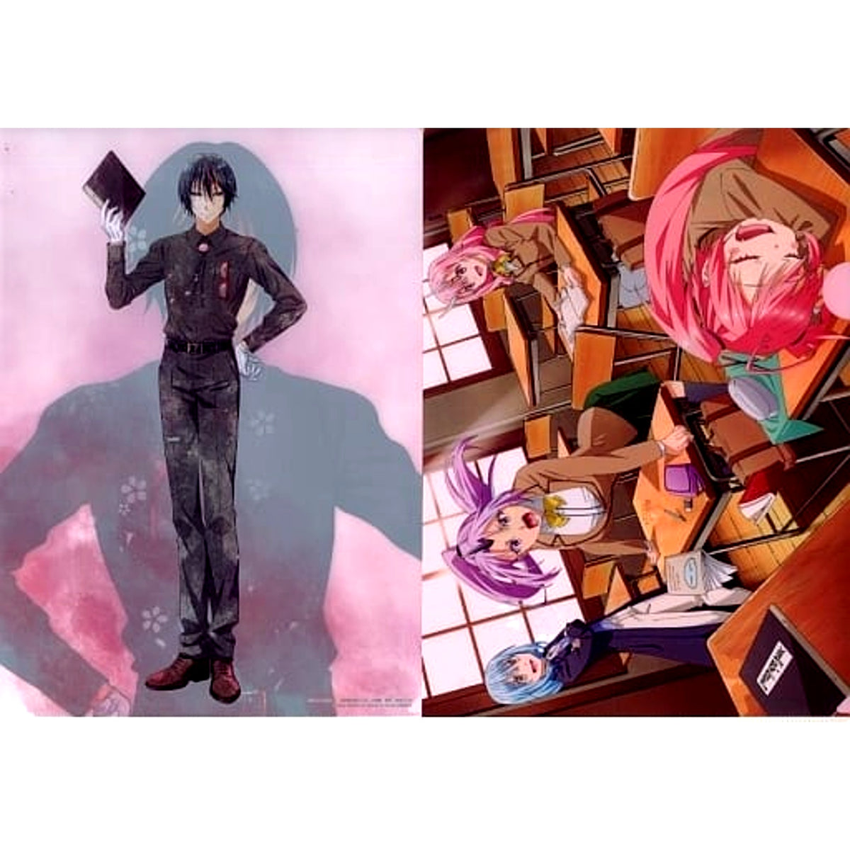 That Time I Got Reincarnated as a Slime Diablo & Others Classroom Ichiban Kuji Shiritsu Tempest Gakuen II A4 File Folder Set Prize F [USED]