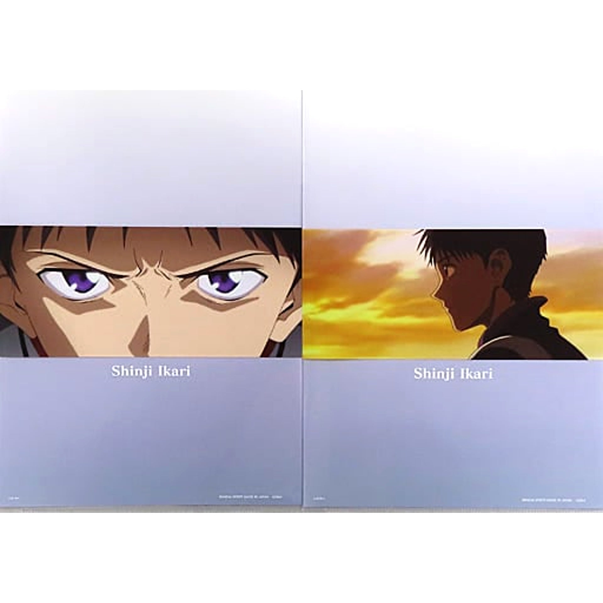 Evangelion Shinji Ikari Ichiban Kuji Eva Unit-01, Roar! A4 File Folder Set Prize H [USED]