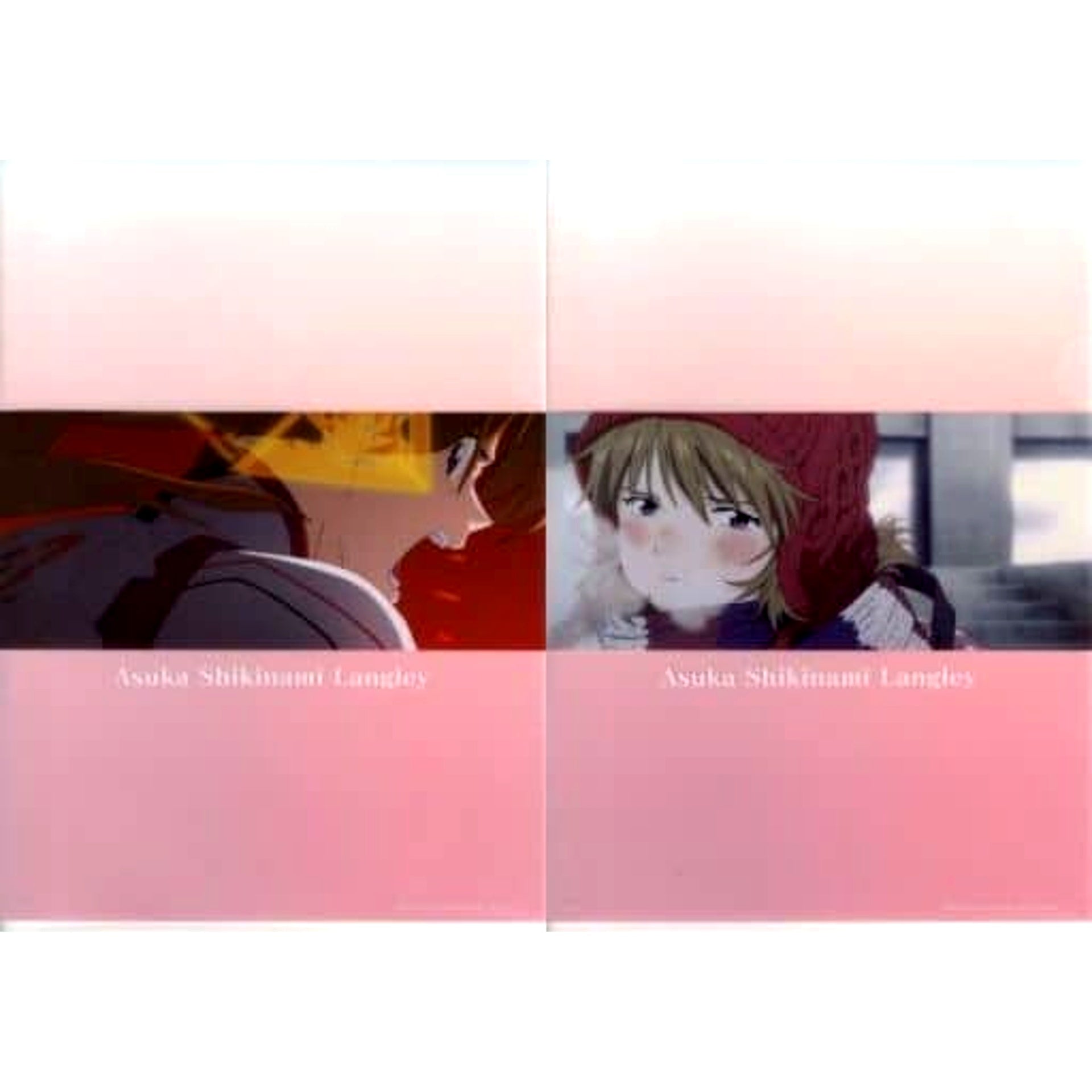 Evangelion Asuka Shikinami Langley Ichiban Kuji Eva Unit-01, Roar! A4 File Folder Set Prize H [USED]