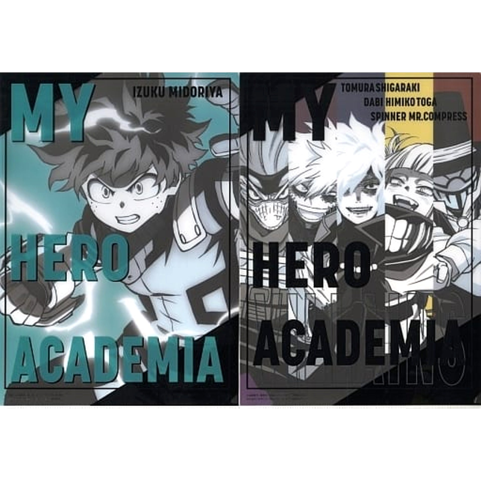 My Hero Academia Izuku Midoriya League of Villains Ichiban Kuji Determination A4 File Folder Set Prize G [USED]