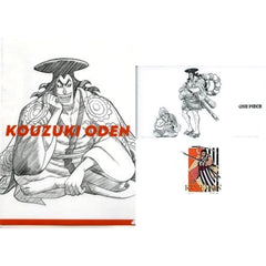 One Piece Oden Kozuki & Others Ichiban Kuji Nanko Furaku no Futokoro Gatana A4 Clear File, Sticker & Mask Case Prize H [USED]