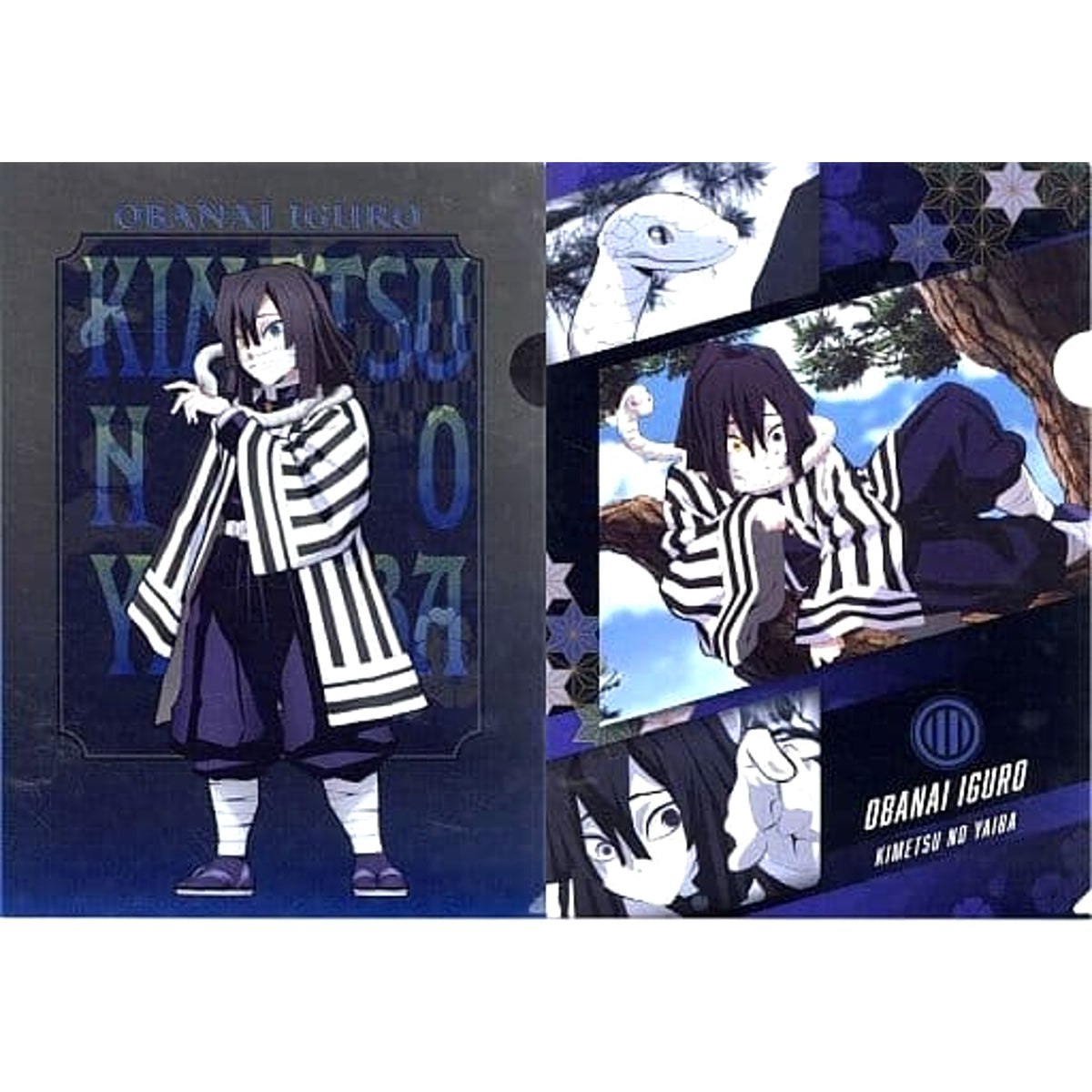 Demon Slayer: Kimetsu no Yaiba Obanai Iguro Ichiban Kuji Iza Katanakaji no Sato e A4 File Folder Prize G [USED]