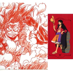 One Piece Monkey D. Luffy Ichiban Kuji Ryoyoku Kessen A4 Clear File & Sticker Prize G [USED]
