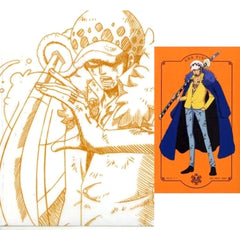 One Piece Trafalgar Law Ichiban Kuji Ryoyoku Kessen A4 Clear File & Sticker Prize G [USED]