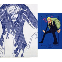 One Piece Sanji Ichiban Kuji Ryoyoku Kessen A4 Clear File & Sticker Prize G [USED]