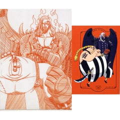 One Piece King Queen Ichiban Kuji Ryoyoku Kessen A4 Clear File & Sticker Prize G [USED]