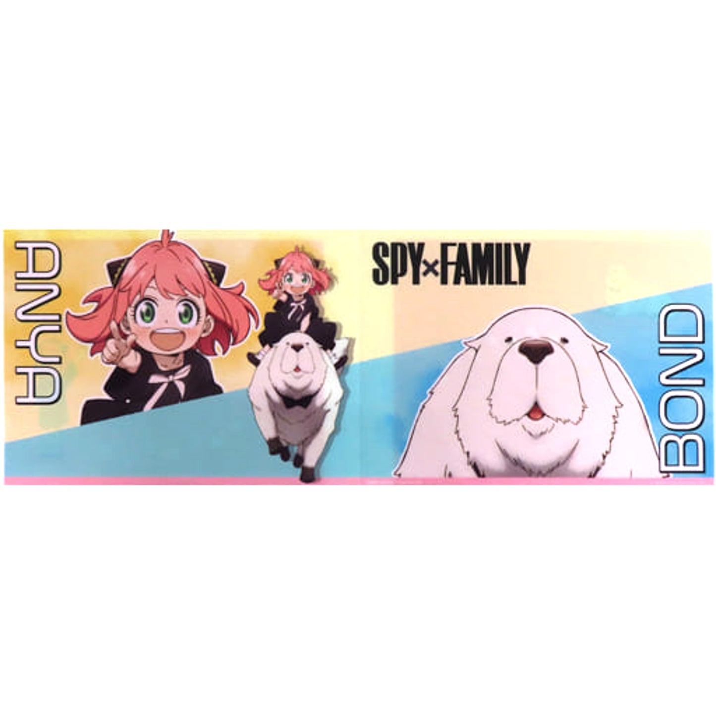 SPY x FAMILY Anya Bond Ichiban Kuji You Made My Day A4 Wide Clear File Prize G [USED]