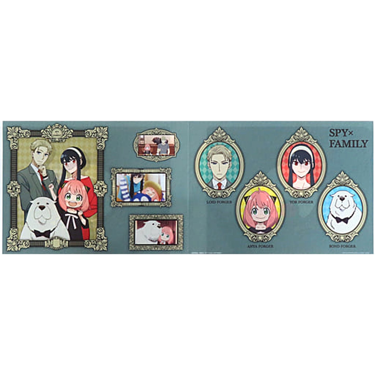 SPY x FAMILY Forger Family Picture Frame Ichiban Kuji You Made My Day A4 Wide Clear File Prize G [USED]