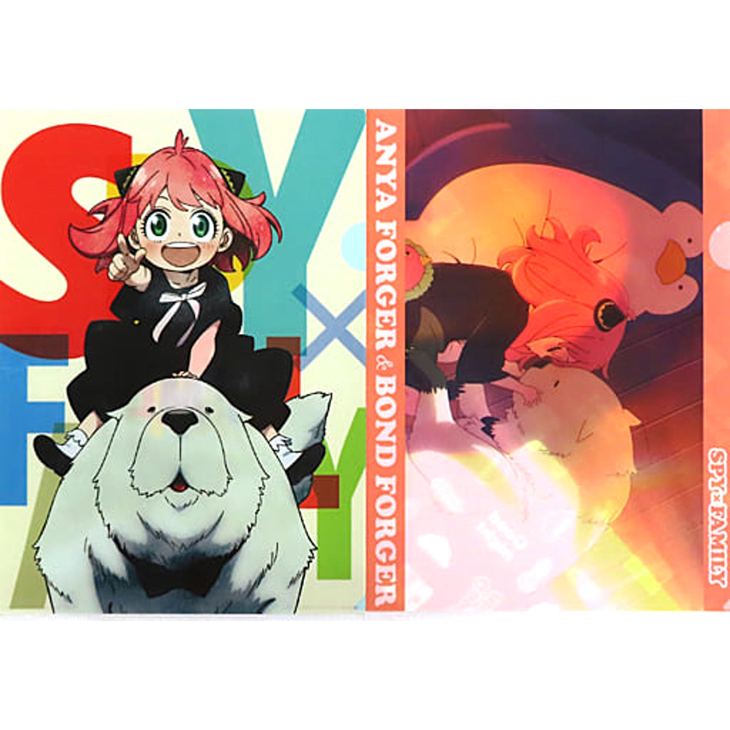 SPY x FAMILY Anya Bond Scene Ichiban Kuji Embark on a Mission A4 File Folder Prize H [USED]