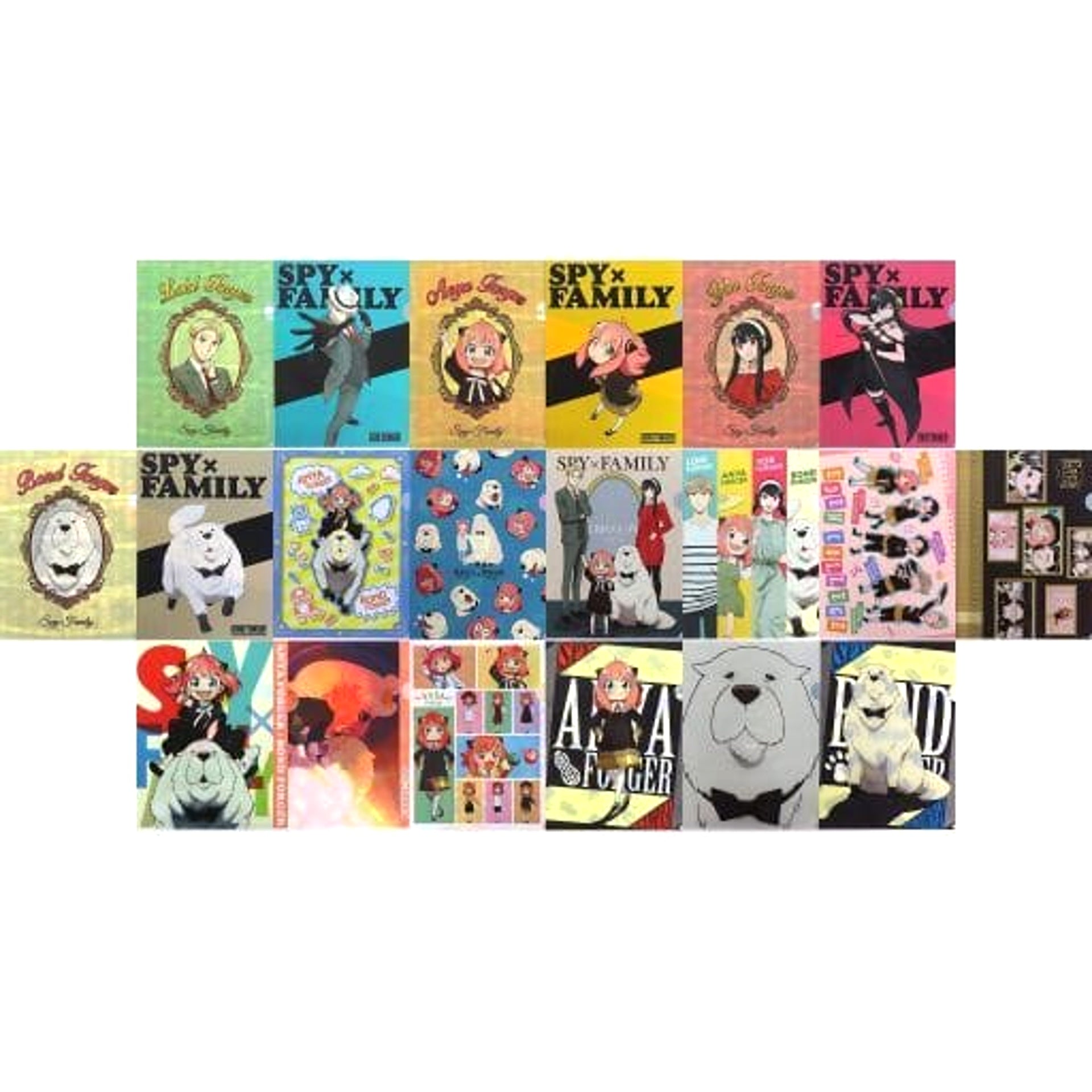 SPY x FAMILY Anya & Others All 10 Types Set Ichiban Kuji Embark on a Mission A4 File Folder Prize H [USED]