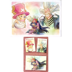 One Piece Chopper Dr. Hiluluk Ichiban Kuji Emotional Stories 2 A4 Clear File & Sticker Set Prize H [USED]