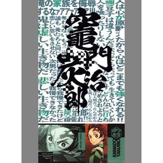 Demon Slayer: Kimetsu no Yaiba Tanjiro Kamado Ichiban Kuji Fumetsu No Kizuna A4 Clear File & Sticker Set Prize F [USED]