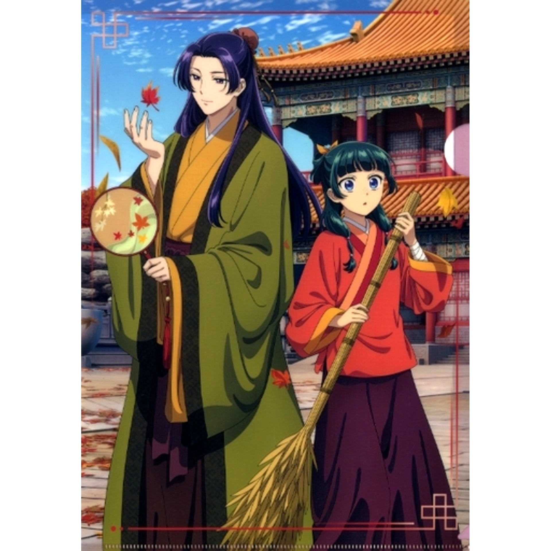 Maomao & Jinshi Autumn Ver. A4 Clear File FUNTOS with The Apothecary Diaries [USED]