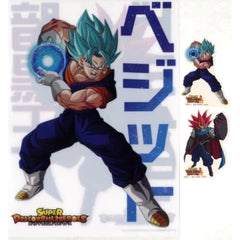 Dragon Ball Vegito Ichiban Kuji Super Dragon Ball Heroes 5th Mission A4 Clear File & Sticker Set Prize G [USED]