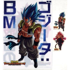 Dragon Ball Gogeta: BM Ichiban Kuji Super Dragon Ball Heroes 5th Mission A4 Clear File & Sticker Set Prize G [USED]